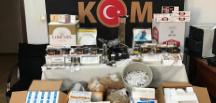 Hatay’da kaçak makaron ve tütün operasyonu