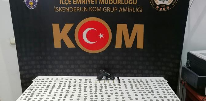 Dörtyol’da tarihi eser operasyonu