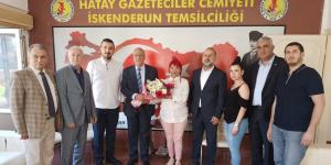 HESOB BAŞKANI TEKSÖZ’DEN HGC İSKENDERUN TEMSİLCİLİĞİNE ZİYARET