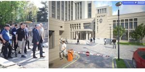 Vali Doğan’dan polis evi inşaatına ziyaret