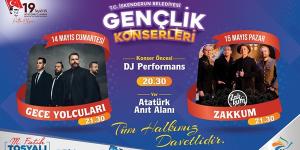 TOSYALI: GENÇLİK KONSERLERİNE TÜM HALKIMIZ DAVETLİDİR