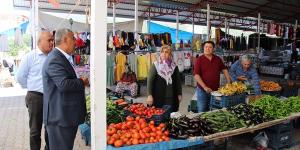 Hassa’da semt pazarı yeniden hizmete girdi