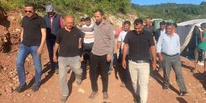 Başkan Yalçın, mevsimlik tarım işçilerini ziyaret etti