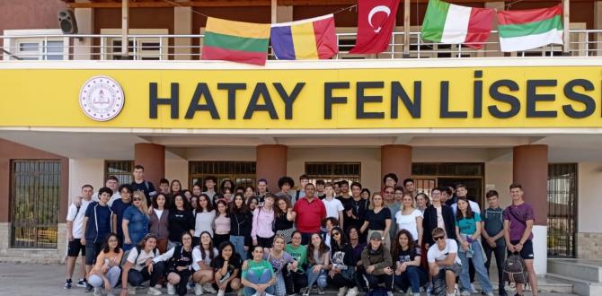 Hatay Fen Lisesi hem öğrendi, hem eğlendi