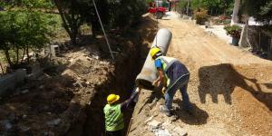 SAMANDAĞ MAĞARACIK’TA ALTYAPI ÇALIŞMALARI SÜRÜYOR