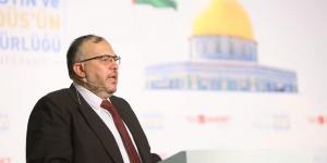 Çalışkan Kudüs’ün Özgürlüğü Konferansı’nda konuştu