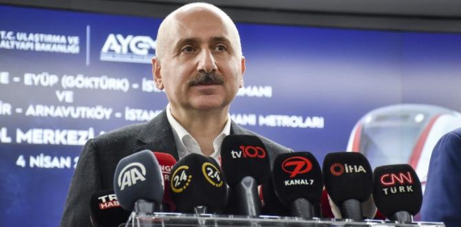 KARAİSMAİLOĞLU: HALKALI-İSTANBUL HAVALİMANI METRO HATTINDA TBM ÇALIŞMALARI TAMAMLANDI