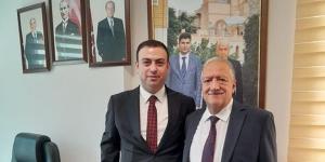 “Başkan Teksöz’den Şaşmaz’a ziyaret”