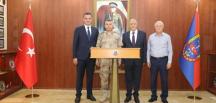 “HESOB heyetinden Jandarma’ya moral ziyareti”