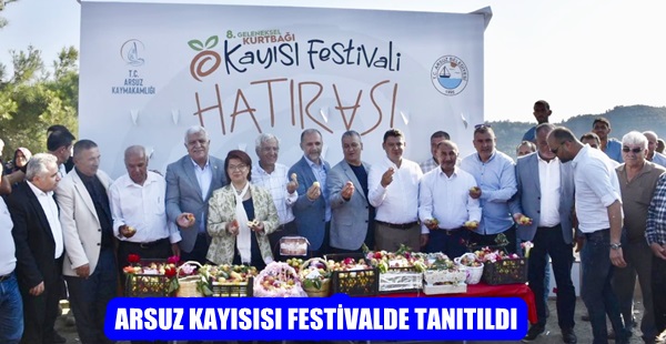 Arsuz kayısısı festivalde tanıtıldı