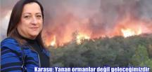 Karasu: Yanan ormanlar değil geleceğimizdir
