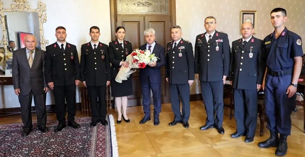 Vali Doğan Jandarma Teşkilatını ağırladı