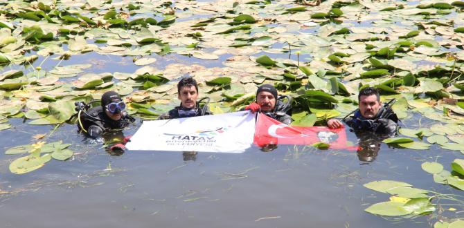 HBB EKİPLERİNDEN KIRIKHAN GÖLBAŞI’NDA DİP TEMİZLİĞİ