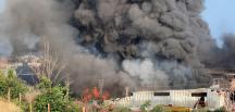 Hatay’da antrepo yangını