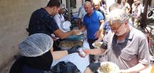 Hatay’da 1500 kişilik etli pilav dağıtıldı