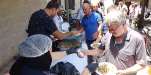 Hatay’da 1500 kişilik etli pilav dağıtıldı