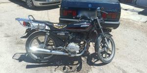 Uyuşturucu hap ve çalıntı motosikletle yakalandı