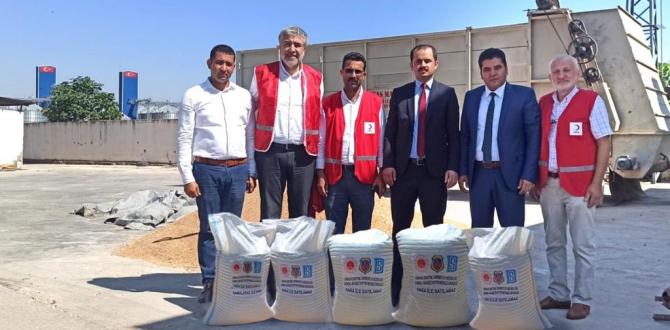 Kırıkhan Denetimli Serbestlik Müdürlüğünden Kızılay’a buğday