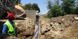 HARBİYE’DE SAĞLIKLI SU İLETİMİ İÇİN ÇALIŞMALAR SÜRÜYOR