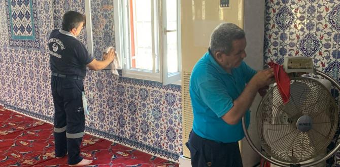 ANTAKYA BELEDİYESİ İBADETHANE TEMİZLİKLERİNE DEVAM EDİYOR
