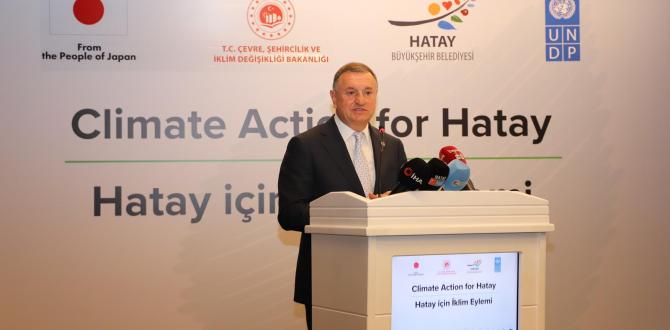 SAVAŞ, ‘HATAY İÇİN İKLİM EYLEMİ’Nİ ANLATTI