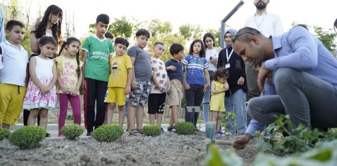 KÜÇÜK ELLER TOPRAĞA DEĞDİ