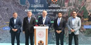 KARAİSMAİLOĞLU: ADANA 15 TEMMUZ ŞEHİTLER KÖPRÜSÜ’NDE % 56 FİZİKİ İLERLEME KAYDETTİK
