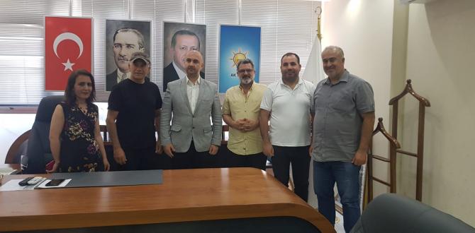 DÖRTYOL GAZETECİLER CEMİYETİ SİYASİ PARTİLERİ ZİYARET ETTİ