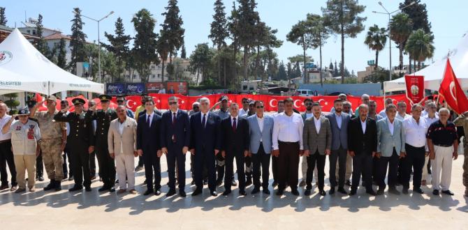 REYHANLI’NIN KURTULUŞUNUN 84. YILI TÖRENLERLE KUTLANDI