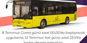TOPLU TAŞIMA ARAÇLARI BAYRAMDA ÜCRETSİZ