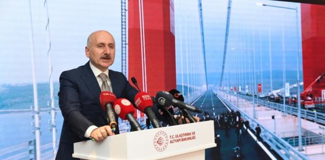 KARAİSMAİLOĞLU: OSMANGAZİ KÖPRÜSÜ’NDE, 8 TEMMUZ’DA 80 BİN 624 ARAÇ İLE REKOR KIRILDI 