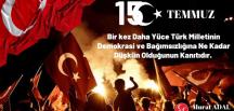 Adal: 15 Temmuz milletimizin destanıdır