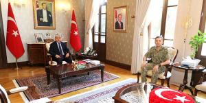 Albay Çağan’dan, Vali Doğan’a Veda Ziyareti