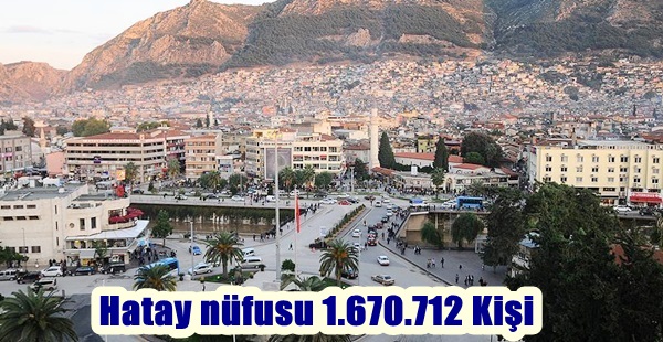 Türkiye’nin Nüfusu Açıklandı, Hatay 1.670.712 Kişi