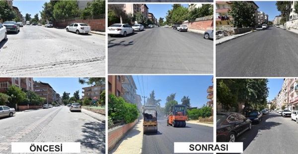 ANTAKYA BELEDİYESİ ÇALIŞIYOR, YOLLAR GÜZELLEŞİYOR