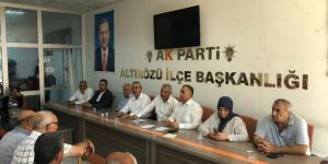 Sarı: Altınözü için hizmet üretmeye devam edeceğiz