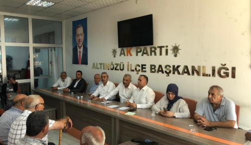 Sarı: Altınözü için hizmet üretmeye devam edeceğiz