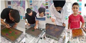 “Antakya Ülkü Ocakları’ndan ebru kursu”