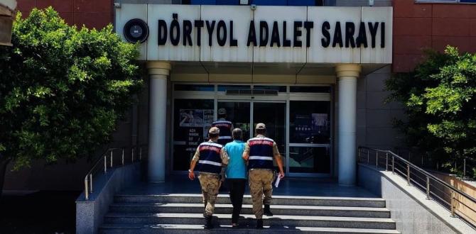 Dörtyol’da milli mücadele resimlerini yırtan saldırgan yakalandı