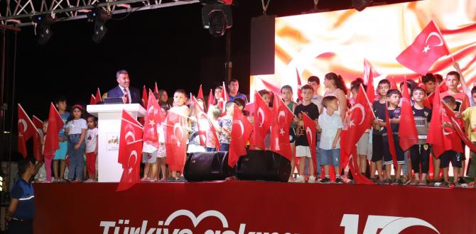 Payas’ta 15 Temmuz Demokrasi ve Milli Birlik Günü kutlandı