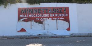 Dörtyol’da Milli Mücadele kahramanlarının resimleri tahrip edildi