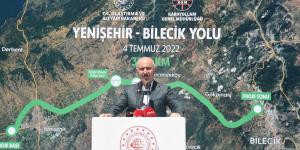 KARAİSMAİLOĞLU: BİLECİK-YENİŞEHİR YOLU’NUN TAMAMINI 2022 SONUNA KADAR HİZMETE AÇACAĞIZ
