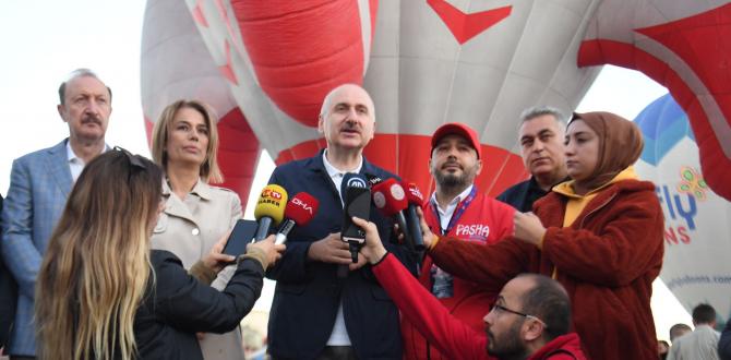 KARAİSMAİLOĞLU: BU YILIN İLK 6 AYINDA 281 BİNE YAKIN BALON YOLCUSU TAŞIDIK