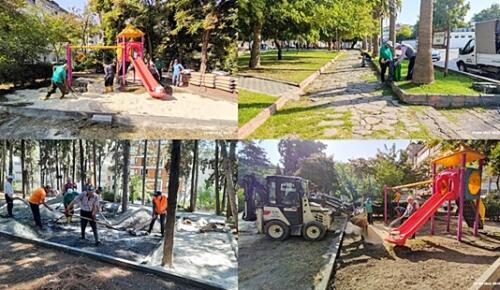 ANTAKYA’DA PARK VE YEŞİL ALANLAR YENİLENİYOR