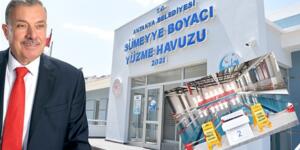 Başkan Yılmaz’ın ustalık eseri “Sümeyye Boyacı Yüzme Havuzu”