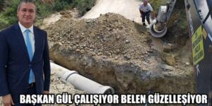 BAŞKAN GÜL ÇALIŞIYOR BELEN GÜZELLEŞİYOR