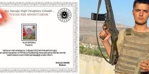 Hatay sınırında kaza: 1 şehit