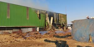 Hatay’da çiftlikteki yangında samanlar kül oldu