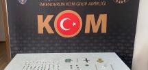 İskenderun’da 145 adet tarihi eser ele geçirildi