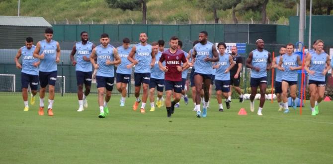 Trabzonspor, Hatayspor maçı hazırlıklarını sürdürdü